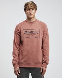 0 Trd Mark - Crew Pullover für Männer Rot Q1CR02BIF9 Billabong