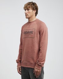 1 Trd Mark - Crew Pullover für Männer Rot Q1CR02BIF9 Billabong