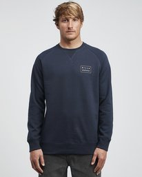 0 Die Cut Theme - Jersey de Cuello Redondo para Hombre Azul Q1CR03BIF9 Billabong