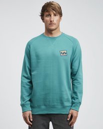 0 Iconic - Crew Pullover für Männer Grün Q1CR06BIF9 Billabong