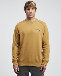 0 Iconic - Crew Pullover für Männer Braun Q1CR06BIF9 Billabong