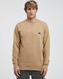 0 All Day - Pull Crew pour Homme Marron Q1FL01BIF9 Billabong