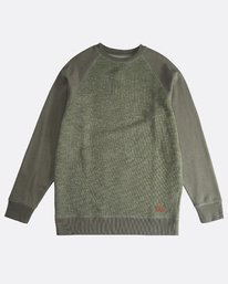 6 Balance - Jersey de Cuello Redondo para Hombre Verde Q1FL02BIF9 Billabong