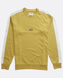 6 Wave Washed - Jersey de Cuello Redondo para Hombre Amarillo Q1FL04BIF9 Billabong