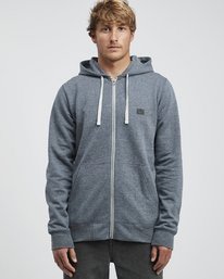 0 All Day - Sudadera con Capucha y Cremallera para Hombre Azul Q1FL14BIF9 Billabong