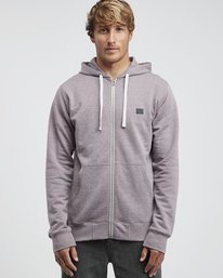 0 All Day - Zip Hoodie for Men Purple Q1FL14BIF9 Billabong