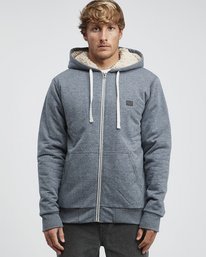 0 All Day - Sherpa Pullover Jacke für Männer Blau Q1FL15BIF9 Billabong