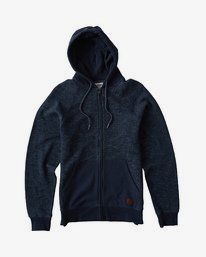 3 Balance - Zip Hoodie for Men Blue Q1FL16BIF9 Billabong