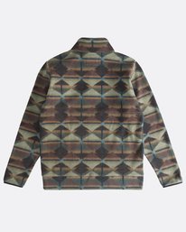 9 Boundary Mock - Pull &agrave; 1/2 fermeture &eacute;clair pour Homme Vert Q1FL24BIF9 Billabong