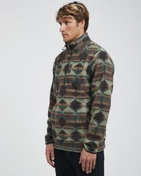 1 Boundary Mock - Pull à 1/2 fermeture éclair pour Homme Vert Q1FL24BIF9 Billabong