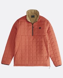 7 Boundary - Reversible Puffer Jacket for Men Red Q1JK06BIF9 Billabong
