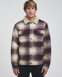 0 Barlow - Sherpa Jacket for Men Blue Q1JK16BIF9 Billabong