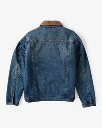 1 Barlow - Trucker Jacket for Men Blue Q1JK30BIF9 Billabong