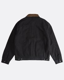 4 Barlow - Chaqueta Trucker para Hombre Negro Q1JK30BIF9 Billabong