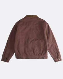 3 Barlow - Trucker Jacket for Men Brown Q1JK30BIF9 Billabong