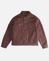 2 Barlow - Trucker Jacket for Men Brown Q1JK30BIF9 Billabong