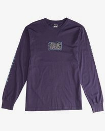 4 Heritage - Langärmeliges T-Shirt für Männer Violett Q1LS02BIF9 Billabong
