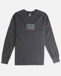 4 Heritage - Lang&auml;rmeliges T-Shirt f&uuml;r M&auml;nner Schwarz Q1LS02BIF9 Billabong