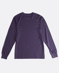 7 Heritage - Lang&auml;rmeliges T-Shirt f&uuml;r M&auml;nner Violett Q1LS02BIF9 Billabong