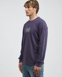 2 Heritage - Langärmeliges T-Shirt für Männer Violett Q1LS02BIF9 Billabong