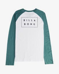 4 Die Cut - Camiseta de Manga Larga para Hombre Verde Q1LS05BIF9 Billabong