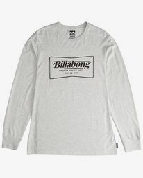 1 Trade Mark - T-Shirt à manches longues pour Homme Gris Q1LS13BIF9 Billabong