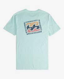 3 Iconic - T-Shirt für Männer Grün Q1SS06BIF9 Billabong