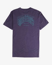 3 Iconic - T-Shirt à manches courtes pour Homme Violet Q1SS06BIF9 Billabong
