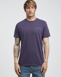 0 Iconic - T-Shirt à manches courtes pour Homme Violet Q1SS06BIF9 Billabong