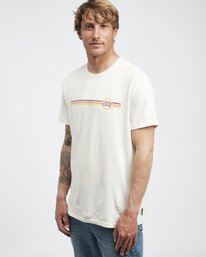 2 Cruiser Stripe - Camiseta de Manga Corta para Hombre Blanco Q1SS08BIF9 Billabong