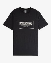 1 Trade Mark - Camiseta de Manga Corta para Hombre Negro Q1SS16BIF9 Billabong