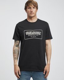 0 Trade Mark - Camiseta de Manga Corta para Hombre Negro Q1SS16BIF9 Billabong