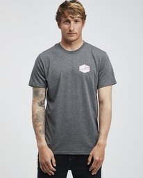0 Ridge - Camiseta de Manga Corta para Hombre  Q1SS18BIF9 Billabong