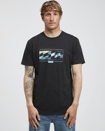 0 Inversed - Camiseta de Manga Corta para Hombre Negro Q1SS22BIF9 Billabong