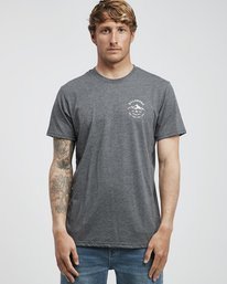 0 Aurora - Short Sleeves Tee for Men Grey Q1SS23BIF9 Billabong