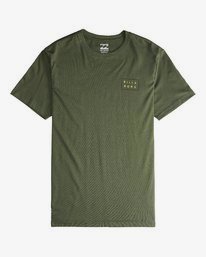 2 Die Cut Theme - Camiseta de Manga Corta para Hombre Verde Q1SS41BIF9 Billabong