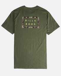 7 Die Cut Theme - Camiseta de Manga Corta para Hombre Verde Q1SS41BIF9 Billabong