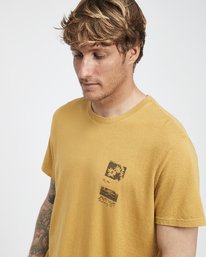 3 Exposure - Short Sleeves Tee for Men Yellow Q1SS42BIF9 Billabong