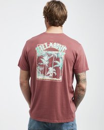 3 Warp - T-Shirt f&uuml;r M&auml;nner Blau Q1SS49BIF9 Billabong