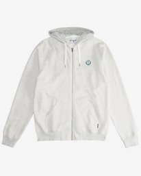 1 Walled - Sudadera con Capucha y Cremallera para Hombre Gris Q1ZH03BIF9 Billabong