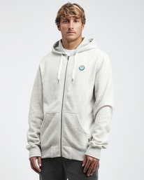 1 Walled - Kapuzenjacke f&uuml;r M&auml;nner Grau Q1ZH03BIF9 Billabong