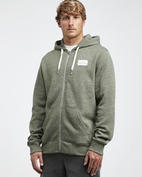 1 Walled - Kapuzenjacke f&uuml;r M&auml;nner Gr&uuml;n Q1ZH03BIF9 Billabong