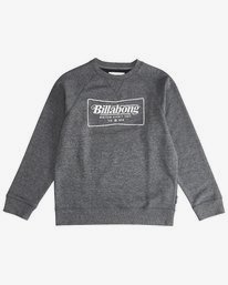 0 Trade Mark - Trademark Crew Fleece für Jungen Schwarz Q2CR01BIF9 Billabong