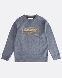 2 Trade Mark - Trademark Crew Fleece f&uuml;r Jungen Blau Q2CR01BIF9 Billabong