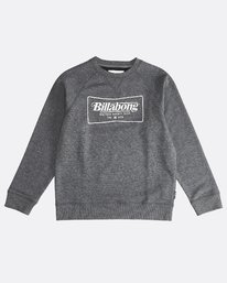 2 Trade Mark - Pull Trademark Crew pour Gar&ccedil;on Noir Q2CR01BIF9 Billabong