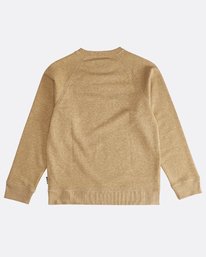 3 Trade Mark - Sudadera con Cuello Redondo para Chicos Marron Q2CR01BIF9 Billabong