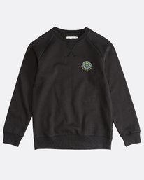 2 Iconic - Pull Crew pour Gar&ccedil;on Noir Q2CR02BIF9 Billabong
