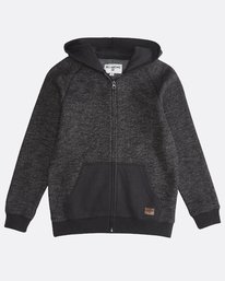 2 Balance - Sudadera con Capucha y Cremallera para Chicos Negro Q2FL10BIF9 Billabong