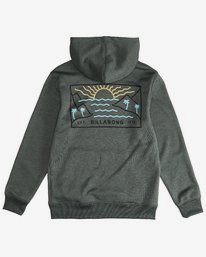 1 Beach Path - Sudadera con Capucha para Chicos Verde Q2HO07BIF9 Billabong