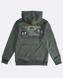 3 Beach Path - Sudadera con Capucha para Chicos Verde Q2HO07BIF9 Billabong